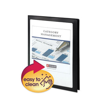 Smead® Frame View Poly Two-pocket Folder, 100-sheet Capacity, 11 X 8.5, Clear-black, 5-pack freeshipping - TVN Wholesale